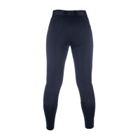 Broek HKM Ari middelhoge taille met siliconen kniestukken Wit