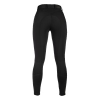 Broek HKM Ari middelhoge taille met siliconen kniestukken Zwart
