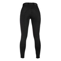 Broek HKM Ari middelhoge taille met siliconen kniestukken Zwart Broek HKM Ari middelhoge taille met siliconen kniestukken Zwart