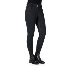 Broek HKM Ari middelhoge taille volledig siliconen zitvlak Zwart Broek HKM Ari middelhoge taille volledig siliconen zitvlak Zwart