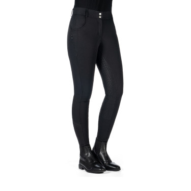 Broek HKM Ari middelhoge taille volledig siliconen zitvlak Zwart Broek HKM Ari middelhoge taille volledig siliconen zitvlak Zwart