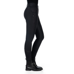Broek HKM Ari middelhoge taille volledig siliconen zitvlak Zwart Broek HKM Ari middelhoge taille volledig siliconen zitvlak Zwart