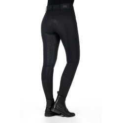 Broek HKM Ari middelhoge taille volledig siliconen zitvlak Zwart Broek HKM Ari middelhoge taille volledig siliconen zitvlak Zwart