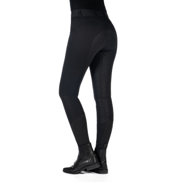 Broek HKM Ari middelhoge taille volledig siliconen zitvlak Zwart Broek HKM Ari middelhoge taille volledig siliconen zitvlak Zwart