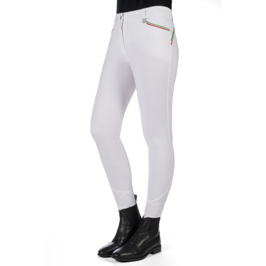 Broek Lauria Garrelli Livigno Sportieve volledig zitvlak 1/1 in siliconen Wit Broek Lauria Garrelli Livigno Sportieve volledig zitvlak 1/1 in siliconen Wit