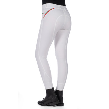 Broek Lauria Garrelli Livigno Sportieve volledig zitvlak 1/1 in siliconen Wit Broek Lauria Garrelli Livigno Sportieve volledig zitvlak 1/1 in siliconen Wit