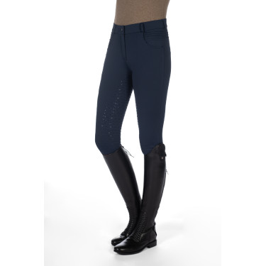 Verwarmde broek HKM Comfort Style 1/1 met siliconen Donkerblauw Verwarmde broek HKM Comfort Style 1/1 met siliconen Donkerblauw