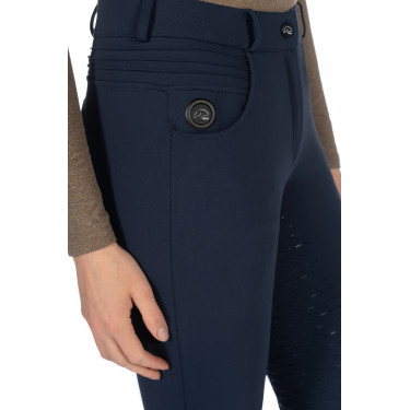 Verwarmde broek HKM Comfort Style 1/1 met siliconen Donkerblauw Verwarmde broek HKM Comfort Style 1/1 met siliconen Donkerblauw