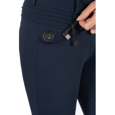 Verwarmde broek HKM Comfort Style 1/1 met siliconen Donkerblauw Verwarmde broek HKM Comfort Style 1/1 met siliconen Donkerblauw