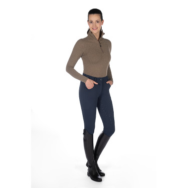 Verwarmde broek HKM Comfort Style 1/1 met siliconen Donkerblauw Verwarmde broek HKM Comfort Style 1/1 met siliconen Donkerblauw