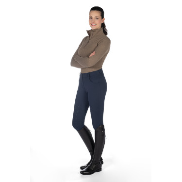 Verwarmde broek HKM Comfort Style 1/1 met siliconen Donkerblauw Verwarmde broek HKM Comfort Style 1/1 met siliconen Donkerblauw