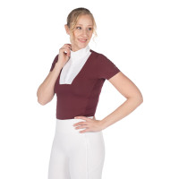 Wedstrijdpolo HKM Virginia korte mouwen Taupe Bruin Wedstrijdpolo HKM Virginia korte mouwen Taupe Bruin