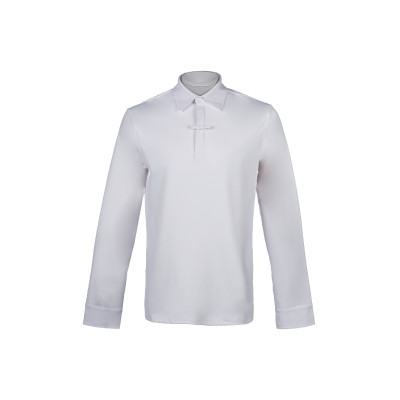 Wedstrijdpolo heren HKM Davie Wit