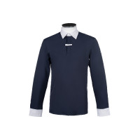 Wedstrijdpolo heren HKM Davie Donkerblauw