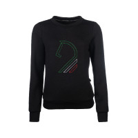 Pull Lauria Garrelli Livigno Paardenhoofd Zwart