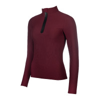 T-Shirt fonctionnel Lauria Garrelli Livigno Ribbed Bordeaux