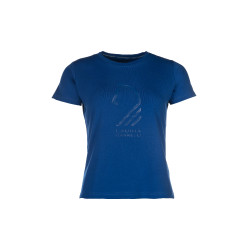 T-Shirt Lauria Garrelli Livigno Paardenhoofd Blauw