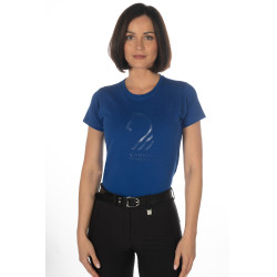 T-Shirt Lauria Garrelli Livigno Paardenhoofd Blauw