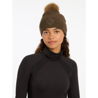 Bonnet LeMieux Lila à pompon Alpine