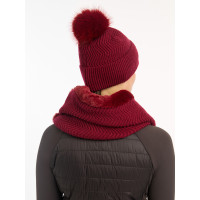 Bonnet LeMieux Lila met pompon Alpine Bruin Bonnet LeMieux Lila met pompon Alpine Bruin