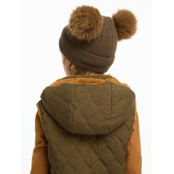 Bonnet Mini LeMieux Clara gebreid Alpine Bruin Bonnet Mini LeMieux Clara gebreid Alpine Bruin