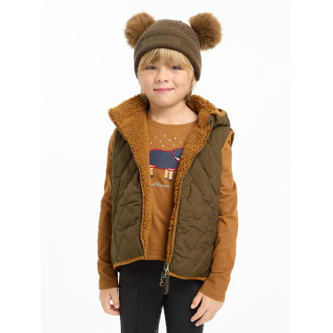 Bonnet Mini LeMieux Clara gebreid Alpine Bruin Bonnet Mini LeMieux Clara gebreid Alpine Bruin