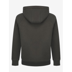 Fleece gevoerde hoodie LeMieux Hollie Young Rider Asgrauw Bordeaux