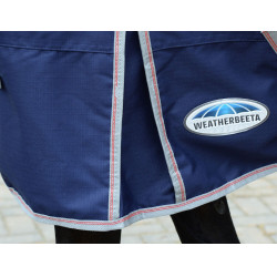 Weatherbeeta ComFiTec Essential Combo 220 g deken Marine / zilver / rood Blauw Weatherbeeta ComFiTec Essential Combo 220 g deken Marine / zilver / rood Blauw