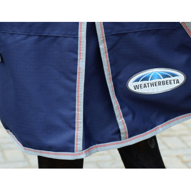 Weatherbeeta ComFiTec Essential Combo 220 g deken Marine / zilver / rood Weatherbeeta ComFiTec Essential Combo 220 g deken Marine / zilver / rood