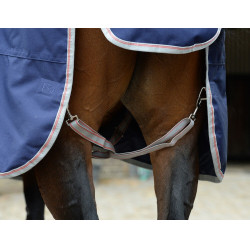 Weatherbeeta ComFiTec Essential Combo 220 g deken Marine / zilver / rood Blauw Weatherbeeta ComFiTec Essential Combo 220 g deken Marine / zilver / rood Blauw