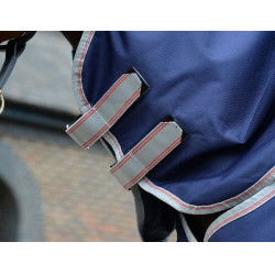 Weatherbeeta ComFiTec Essential Combo 220 g deken Marine / zilver / rood Blauw Weatherbeeta ComFiTec Essential Combo 220 g deken Marine / zilver / rood Blauw