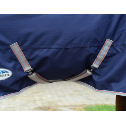 Weatherbeeta ComFiTec Essential Combo 220 g deken Marine / zilver / rood Blauw Weatherbeeta ComFiTec Essential Combo 220 g deken Marine / zilver / rood Blauw