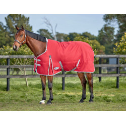 Weatherbeeta ComFiTec Classic 220 g deken Rood / zilver / marineblauw Weatherbeeta ComFiTec Classic 220 g deken Rood / zilver / marineblauw