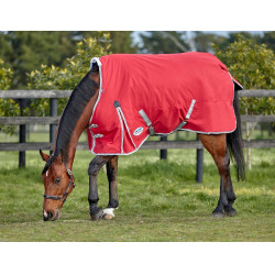 Weatherbeeta ComFiTec Classic 220 g deken Rood / zilver / marineblauw Weatherbeeta ComFiTec Classic 220 g deken Rood / zilver / marineblauw