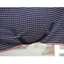 Weatherbeeta Waffle Cooler Shirt Marine / rood / wit Blauw