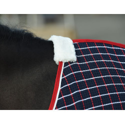 Weatherbeeta Waffle Cooler Shirt Marine / rood / wit Blauw