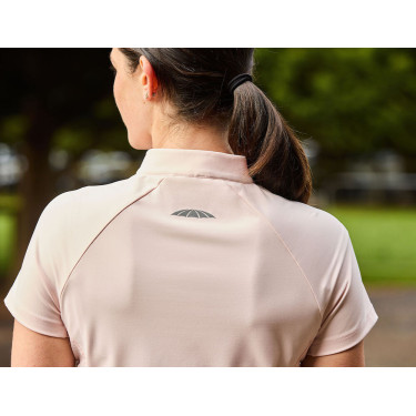 Polo Weatherbeeta korte mouwen Rome Blush Roze