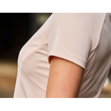 Polo Weatherbeeta korte mouwen Rome Blush Roze