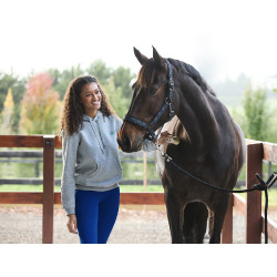 Dublin Camille hoodie Gemêleerd grijs