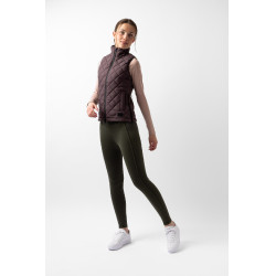 Mouwloze damesbodywarmer Horze Jeune Cavalier Naia Bruine botervet