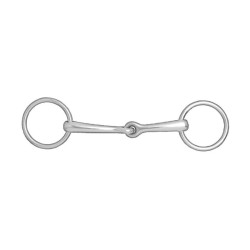 Rechthoekig bit Horze met D-ringen Rechthoekig bit Horze met D-ringen