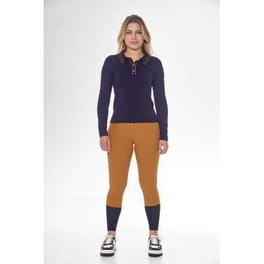 Polo Harcour Popi lange mouwen dames Marine Marineblauw