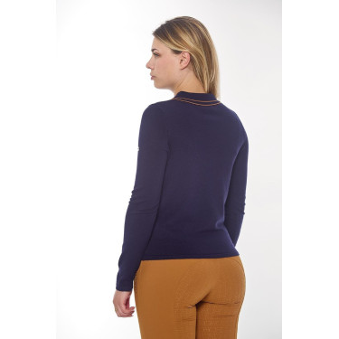 Polo Harcour Popi lange mouwen dames Marine Marineblauw