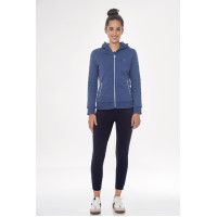 Sweat Zip Harcour Sworm dames Marine Marineblauw
