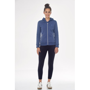 Sweat Zip Harcour Sworm dames Staalblauw Sweat Zip Harcour Sworm dames Staalblauw