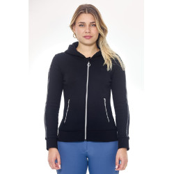 Sweat Zip Harcour Sworm dames Zwart