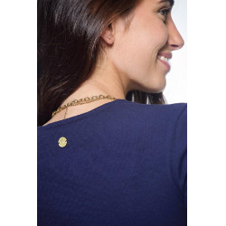 Dames T-shirt met lange mouwen Harcour Pipalo Marine Marineblauw