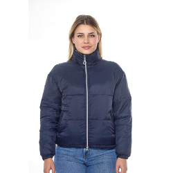 Harcour Janari Puffer damesjas Marine / zilver Blauw