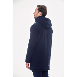 Lange parka Harcour Paulin Heren Marine Marineblauw