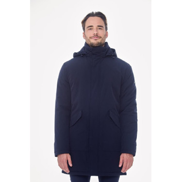 Lange parka Harcour Paulin Heren Marine Marineblauw Lange parka Harcour Paulin Heren Marine Marineblauw